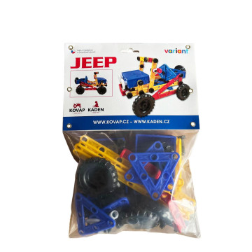 Stavebnice Variant Mini Jeep v sáčku 22x37cm