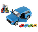 Auto plast 8x15cm na setrvačník na baterie se zvukem se světlem 4 barvy 8ks v boxu