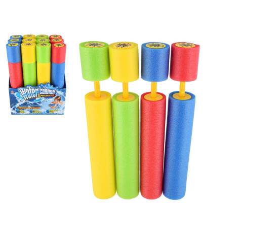 Vodní trubice pěnová 40cm 4 barvy 12ks v boxu