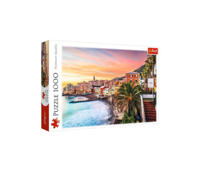 Puzzle Bogliasco, Ligurie, Itálie 1000 dílků 68,3x48cm v krabici 40x27x6cm