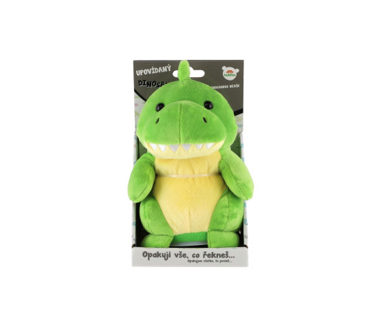 Dinosaurus Rexík opakující věty plyš 18cm na baterie se zvukem v krabici 12x20x10cm v sáčku