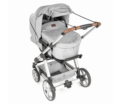 Reer Sluneční clona na kočárek ShineSafe grey - melange UPF 80+