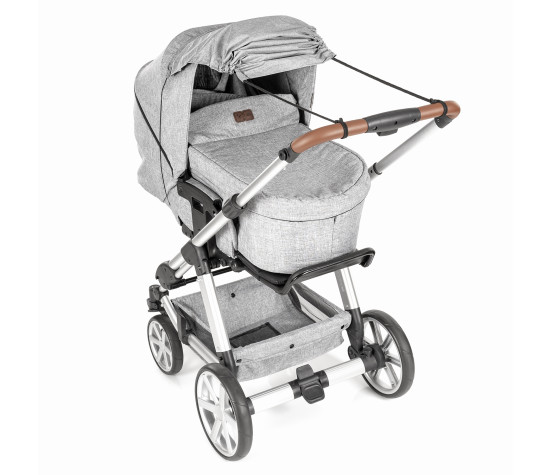Reer Sluneční clona na kočárek ShineSafe grey - melange UPF 80+