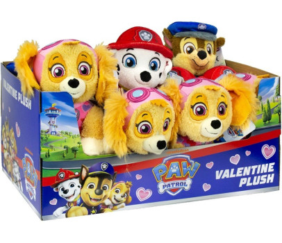 Pes plyšový Tlapková patrola/Paw patrol 3 druhy 12ks v boxu