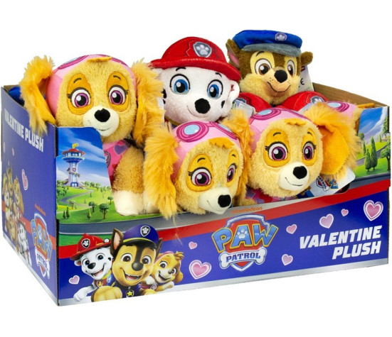 Pes plyšový Tlapková patrola/Paw patrol 3 druhy 12ks v boxu