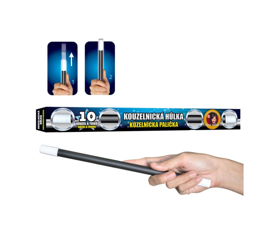 Kouzelná vznášející se hůlka - Škola kouzel 30cm v krabičce 16ks v boxu