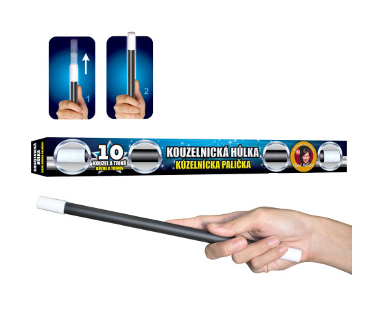 Kouzelná vznášející se hůlka - Škola kouzel 30cm v krabičce 16ks v boxu