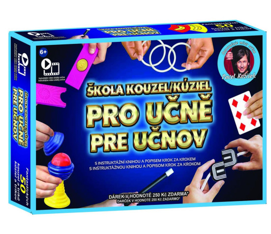 Škola kouzel Junior s 50 triky v krabici 32x22cm