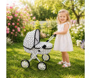 Dětský kočárek pro panenky New Baby Anička dots