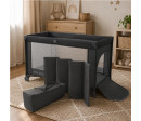 Dětská cestovní postýlka Milly Mally Mirage v přenosné tašce dark grey