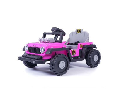 Elektrické autíčko Milly Mally Prime 2w1 pink, Růžová