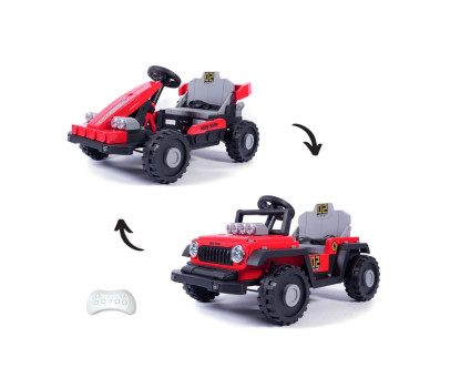 Elektrické autíčko Milly Mally Prime 2w1 red, Červená