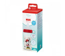 Kojenecká láhev NUK Perfect Match s kontrolou teploty Disney Minnie 260 ml red, Červená