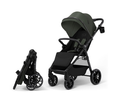 Kinderkraft GRANDE 2 – sportovní kočárek s velkými koly, CLICK&FOLD, do 22 kg