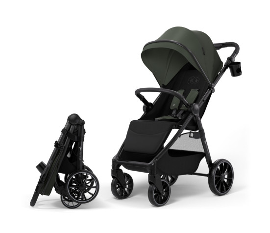 Kinderkraft GRANDE 2 – sportovní kočárek s velkými koly, CLICK&FOLD, do 22 kg
