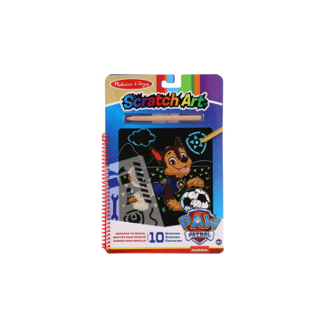 Škrabací obrázky/blok Chase Paw Patrol/Tlapková patrola 10 listů 19x28cm