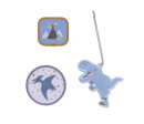 LÄSSIG School Patches Set Dinosaur