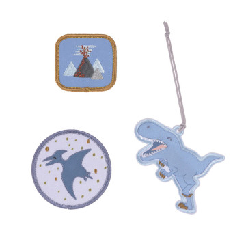 LÄSSIG School Patches Set Dinosaur