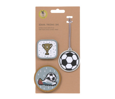 LÄSSIG School Patches Set Football