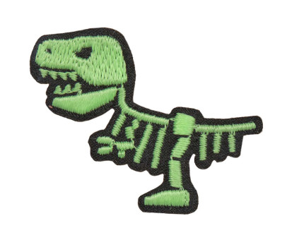 LÄSSIG Textile Woven Sticker Stick on Dino