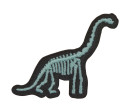 LÄSSIG Textile Woven Sticker Stick on Dino