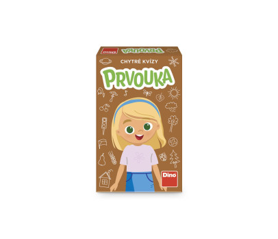 Chytré kvízy Prvouka naučná společenská hra v krabici 11x18x3,5cm