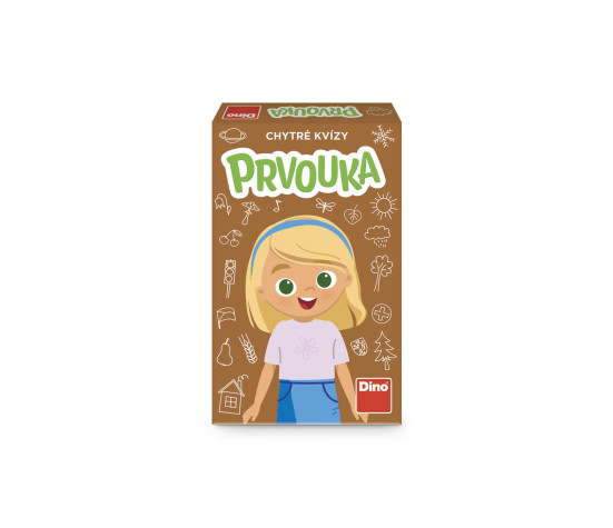 Chytré kvízy Prvouka naučná společenská hra v krabici 11x18x3,5cm