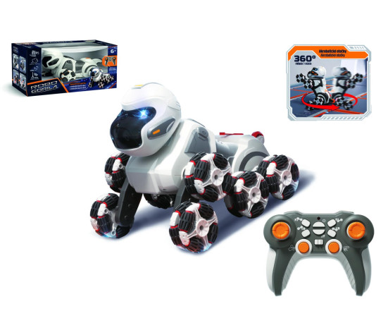 Gorila RC vypouštějící páru plast 24cm 2,4GHz na bat. + dobíjecí pack se světlem, zvukem v krabici