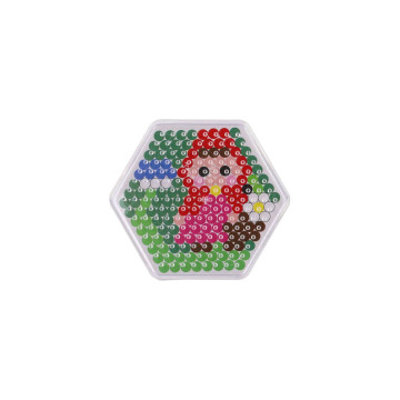 Zažehlovací korálky created 8000ks + 10 šablon s doplňky v plastovém boxu 26x17x13cm