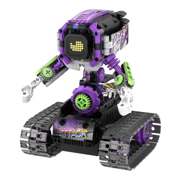 Stavebnice iM.MASTER robot RC 3v1 2,4GHz 459 dílků na baterie + dobíjecí pack v krabici 35x27x7cm