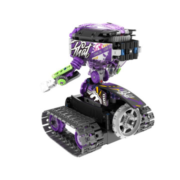 Stavebnice iM.MASTER robot RC 3v1 2,4GHz 459 dílků na baterie + dobíjecí pack v krabici 35x27x7cm