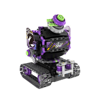 Stavebnice iM.MASTER robot RC 3v1 2,4GHz 459 dílků na baterie + dobíjecí pack v krabici 35x27x7cm