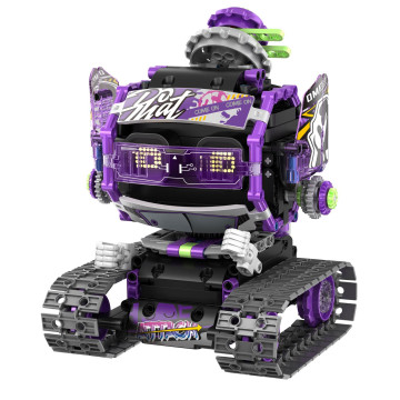 Stavebnice iM.MASTER robot RC 3v1 2,4GHz 459 dílků na baterie + dobíjecí pack v krabici 35x27x7cm