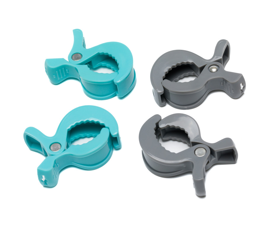 Fillikid Kolíčky na kočárek 4 kusy grey/mint Fillikid Kolíčky na kočárek 4 kusy grey/mint