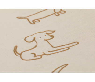 Fillikid Podložka na hraní Jersey dog beige 115×180 cm