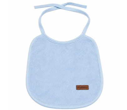 Dětský froté bryndák podšitý PVC New Baby modrý, Modrá
