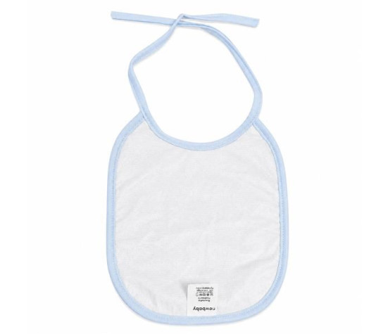 Dětský froté bryndák podšitý PVC New Baby modrý, Modrá