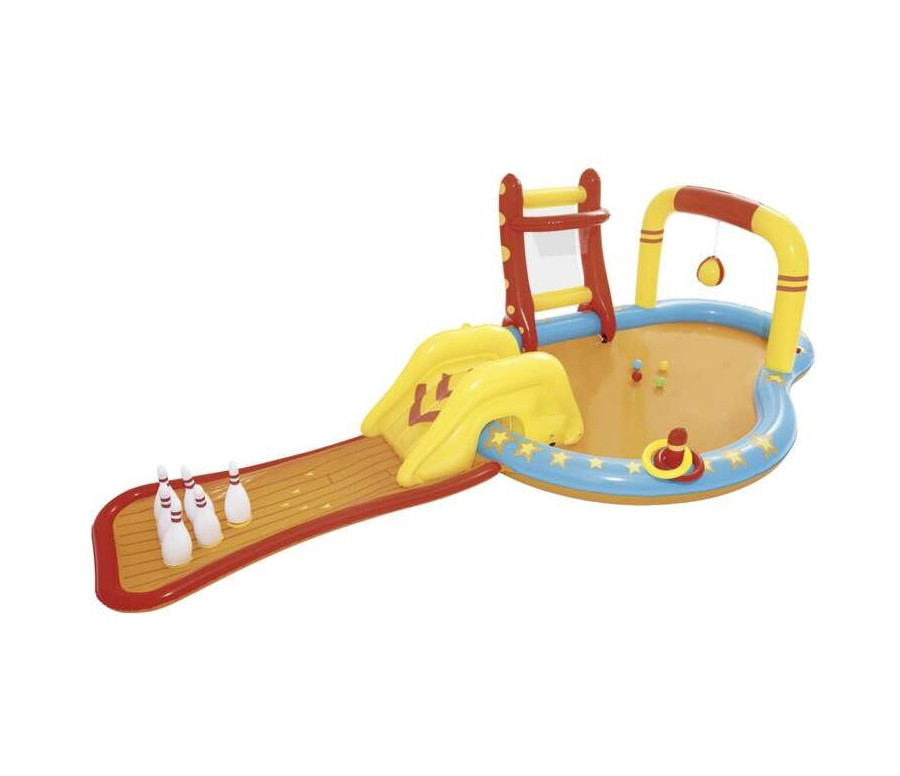 Nafukovací hřiště BESTWAY 435x213x117cm, Šedá Nafukovací hřiště BESTWAY 435x213x117cm, Šedá
