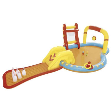 Nafukovací hřiště BESTWAY 435x213x117cm, Šedá