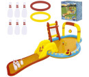 Nafukovací hřiště BESTWAY 435x213x117cm, Šedá