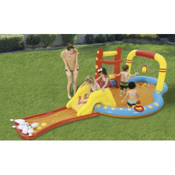 Nafukovací hřiště BESTWAY 435x213x117cm, Šedá