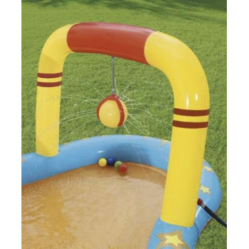 Nafukovací hřiště BESTWAY 435x213x117cm, Šedá