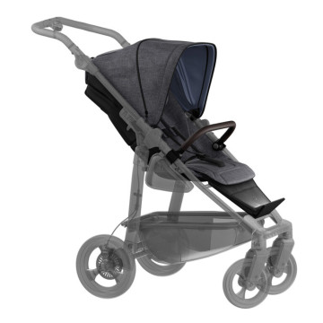 Stroller seat unit mono/pro premium grey