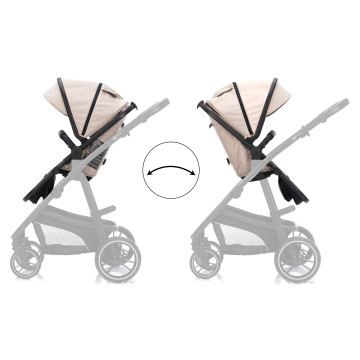 Fillikid Kočárek set Jaguar nature melange