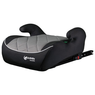 IslaBaby GuardioFix – podsedák do auta pro děti 125–150 cm s ISOFIX | šedý 2026, Šedá