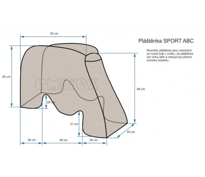 Pláštěnka Sport ABC Emitex