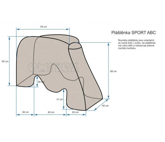 Pláštěnka Sport ABC Emitex