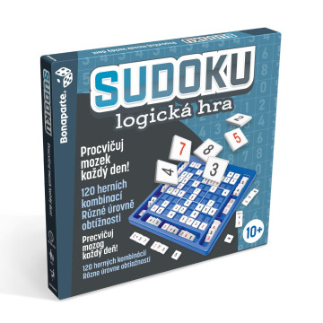Sudoku společenská logická hra v krabici 26x25x2,5cm