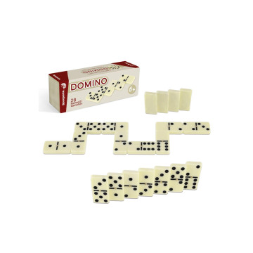 Domino společenská hra 28ks v krabičce 19x5x6,5cm