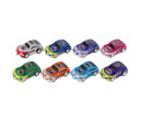 Sada auta mini závodní 12ks plast 5cm na zpětné natažení v krabičce 13x25x3,5cm